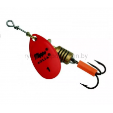Блесна MEPPS AGLIA FLUO, Red, 3,5 г, №1, вращающаяся