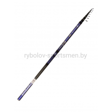 Удочка с кольцами Волжанка Соло, телескопическая, тест 5-80 г, вес 187 г, 380 см