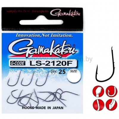 Крючки Gamakatsu LS-2120F, черный, 25 шт