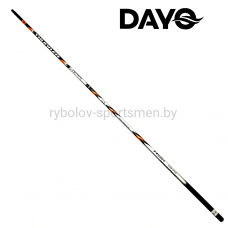 Удилище маховое без колец Dayo Thunder, телескопическое, тест 10-30 г, вес 250 г, 600 см