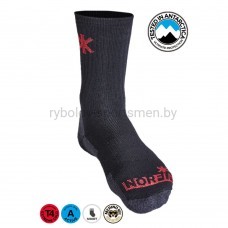Носки Norfin ARCTIC MERINO MIDWEIGHT T4A, черно-красные
