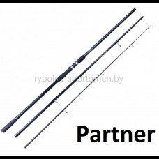 Удилище карповое Kaida Partner Carp, штекерное, 3 lb, тест 120 г, вес 425 г, 360 см