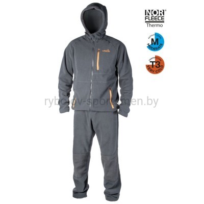 Костюм флисовый Norfin BLAZE, серый