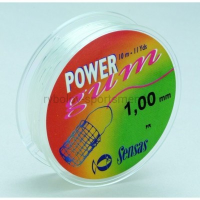 Фидергам Sensas Power Gum, 10м, прозрачный