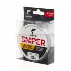 Леска монофильная Salmo SNIPER CLEAR 100 м, прозрачная
