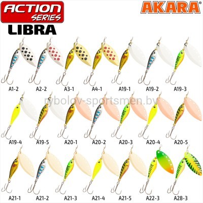 Блесна Akara Libra, 8 г, вращающаяся