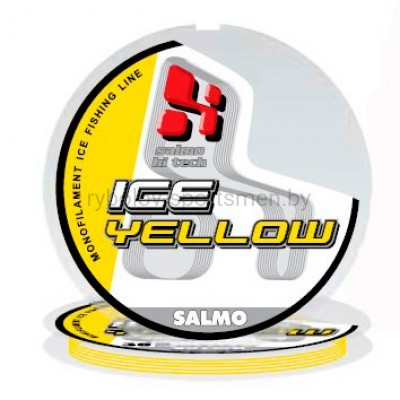 Леска монофильная зимняя Salmo Hi-Tech ICE YELLOW, 30 м, желтая