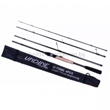 Спиннинг Kaida Undine, штекерный, тест 5-21 г, вес 120 г, 222 см