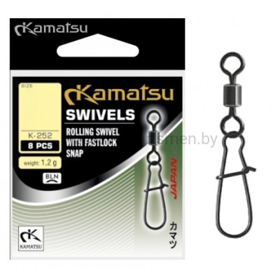 Вертлюжки с карабинами KAMATSU К-252