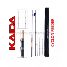 Удилище фидерное Kaida Cyclon, штекерное, тест 60-150 г, вес 279 г, 360 см