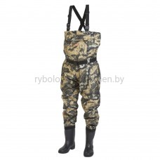 Полукомбинезон забродный Norfin RAPID CAMO, камуфляж