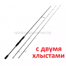 Спиннинг Kaida Pro Ranger, штекерный, тест 1-8/2-12 г, вес 101 г, 198 см, с двумя хлыстами