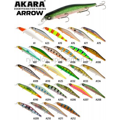 Воблер Akara Arrow 110SP, 110 мм, 17 г, суспендер