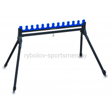 Подставка для удилищ KAIDA A29-2-12, ширина 80 см, для 12 удилищ, 4 ноги