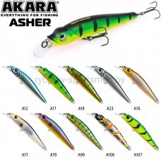 Воблер Akara Asher 80F, 80 мм, 8 г, плавающий