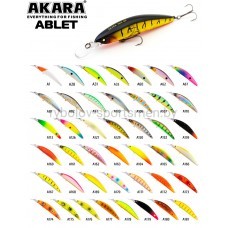 Воблер Akara Ablet 90F, 90 мм, 12 г, плавающий