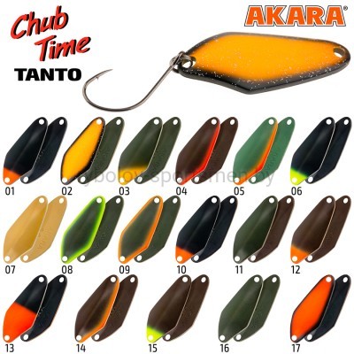 Блесна Akara Chub Time Tanto, 2,8 г, колеблющаяся