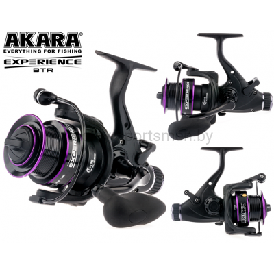 Катушка безынерционная с байтраннером Akara Experience BTR 5000, черная