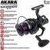 Катушка безынерционная с байтраннером Akara Experience BTR 5000, черная