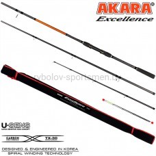 Удилище фидерное Akara Excellence Feeder, тест 90-120-150 г, вес 240 г, 330 см