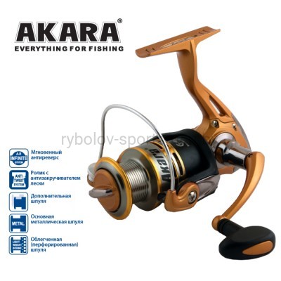 Катушка безынерционная Akara Demetra FD 1000, подшипников 5+1