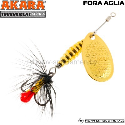 Блесна Akara Fora Aglia, 2,5 г, вращающаяся