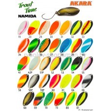 Блесна Akara Trout Time Namida, 3 г, 30 мм, колеблющаяся
