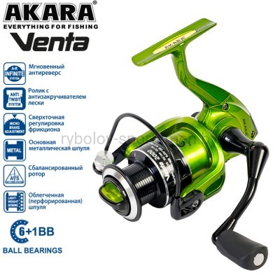 Катушка безынерционная Akara Venta 3000
