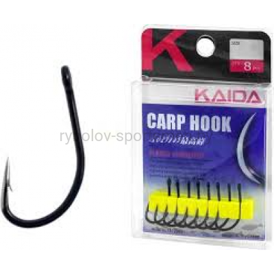 Крючки KAIDA BC02, черный, 8 шт