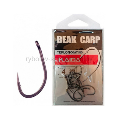 Крючки KAIDA BC04 (Beak Carp), черный, 10 шт
