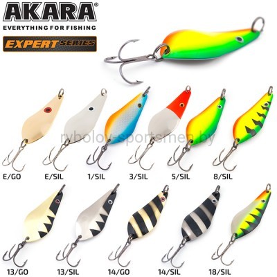 Блесна Akara Expert Атом, 10 г, 55 мм, колеблющаяся