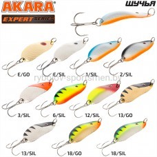 Блесна Akara Expert Щучья, 12 г, 65 мм, колеблющаяся