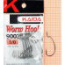 Крючки KAIDA Worm Hook (BS9003), черные, офсетные