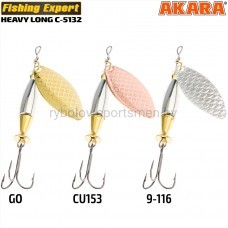 Блесна Akara Heavy Long C-5132, 16 г, вращающаяся