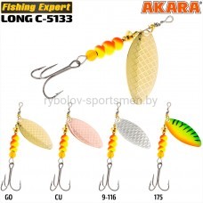 Блесна Akara Long C-5133, 10 г, вращающаяся