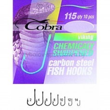 Крючки Cobra Pro VIKING 115NSB, черный