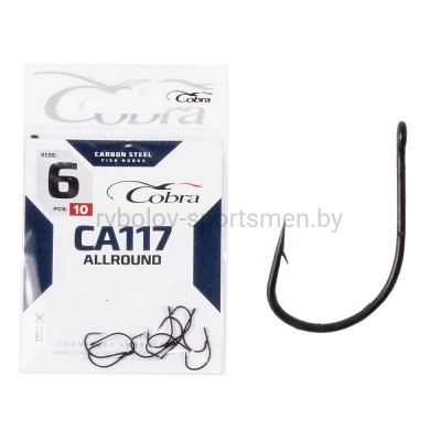 Крючки Cobra ALLROUND CA117, черный