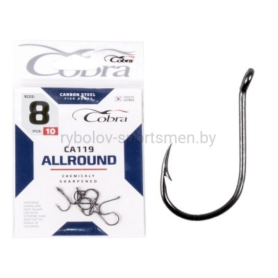 Крючки Cobra ALLROUND CA119, черный