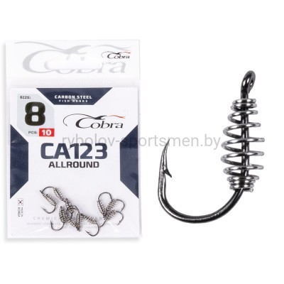 Крючки Cobra ALLROUND CA123, черный