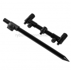 Перекладина (буз бар) KAIDA CA31-2, ширина 15-25 см, для 2 удилищ, с телескопической ножкой и перекладиной