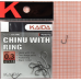 Крючки KAIDA CHINU, черный, 10 шт