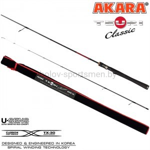 Спиннинг Akara Teuri Classic UL762, штекерный, тест 0,6-7 г, вес 119 г, 230 см
