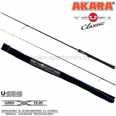 Спиннинг Akara Teuri Classic ML702, штекерный, тест 5,5-17,5 г, вес 121 г, 210 см