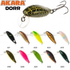 Воблер Akara Dorr 30F, 30 мм, 2 г, плавающий