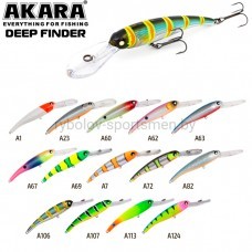 Воблер Akara Deep Finder 125F, 125 мм, 26 г, плавающий, для троллинга