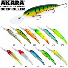Воблер Akara Deep Killer 120F, 120 мм, 20 г, плавающий