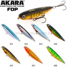 Воблер Akara Fop 85F, 85 мм, 12 г, плавающий