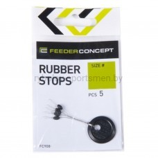 Стопоры резиновые Feeder Concept RUBBER STOPS, 5 шт
