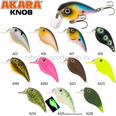 Воблер Akara Knob 38F, 38 мм, 4,5 г, плавающий