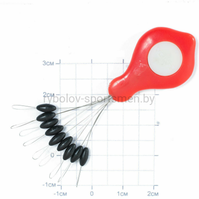 Стопоры KAIDA K5003 ,резиновые, 9 шт, черные